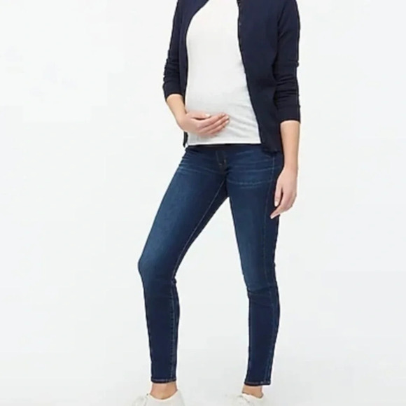 New J Crew Factory Over Belly Maternity Jean 28 - Picture 1 of 10